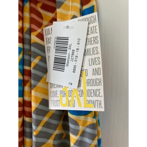 NWT Lularoe Madison skirt 3X 3XL patriotic USA July 4 Americana plus size - Picture 5 of 6